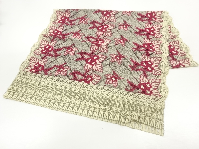 レース花模様ショール